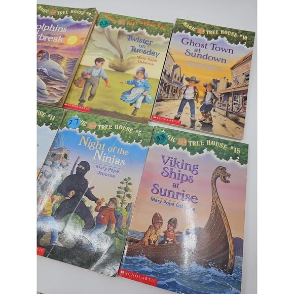 Lot 13 Magic Tree House Books Mary Pope Osborne Vintage Young Reader Kid Chapter - Picture 5 of 7